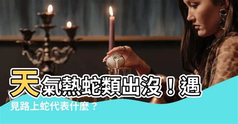 路上 看 到蛇代表什麼|【看到蛇代表什麼】看到蛇代表什麼？民俗專家揭秘：天氣熱蛇類。